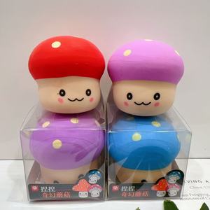 Lot de 12 Squishies en Mousse PU : Hamster, Cochon, Chien, Chat, Champignon, Ours – Jouets Squishy à Remontée Lente, Jouets Anti-Stress - Product Image 5