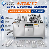 Machine d'emballage sous blister automatique DTOP DPP 80, machine de formage et d'emballage sous blister automatique pour comprimés et capsules, fabricant chinois