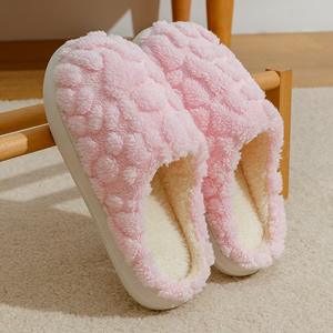 Pantuflas de Invierno para Parejas, Cálidas, de Felpa a Cuadros, <span class=keywords><strong>con</strong></span> Suela Suave, Antideslizantes, para Interiores, para Hombre y Mujer - Product Image 6