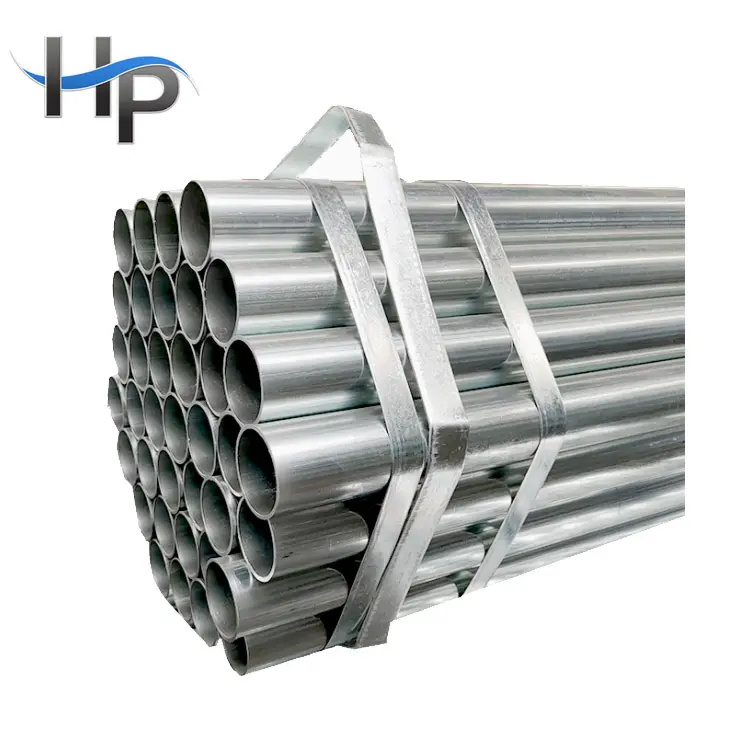 0.8mm 1.0mm 1.2mm Thickness Metal 25mm Galvanized pipe Diameter Chrome Plating Steel Tube Silver Iron Round Pipe