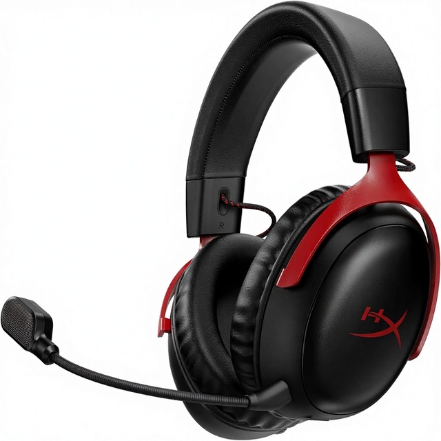 HyperX Cloud III Wireless Over-Ear Gaming Headset PC/PS5/PS4 120 Hours Battery Life Active Cancellation DTS Spatial Audio USB