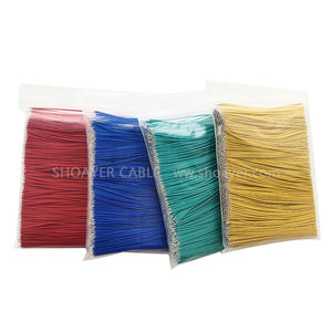 مخزون SY عينة مجانية 24AWG O.D.1.0 mm الأخضر الإلكترونية السليكوون قطع الأسلاك تسخير - Product Image 6