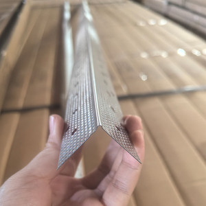 Profilés en acier de haute qualité pour plâtrage moderne, cornière en acier galvanisé de type L 25/30/32mm, angle mural métallique perforé - Product Image 4