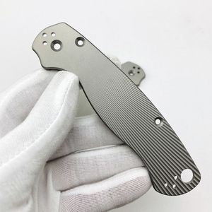 مقابض سكاكين مصنوعة من التيتانيوم المصقول بتقنية CNC مخصصة لسكاكين سبايدركو بارا 2 القابلة للطي - Product Image 3