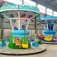 Chaise volante pour enfants personnalisable à fonctionnement stable, siège rotatif, équipement de jeu pour centre commercial et aire de jeux pour enfants
