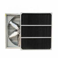 Ventilateur d'extraction mural de 54 pouces à taille variable pour serre et élevage avicole, avec filtre à lumière et piège à lumière pour élevage de bétail, pour poulailler