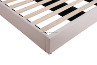 Base de lit moderne en bois massif pour chambre à coucher, avec tiroirs, structure démontable, vente en gros en Chine, ensembles de chambre à coucher