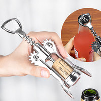 Tire-bouchon multifonction en alliage de Zinc, ouvre-bouteille de vin, ustensile de luxe, pour cadeau,