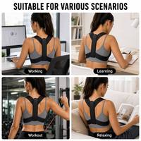 Correcteur de posture professionnel OEM pour femmes, invisible sous les vêtements, ceinture de soutien dorsal avec emballage personnalisé, 24 ans d'expérience