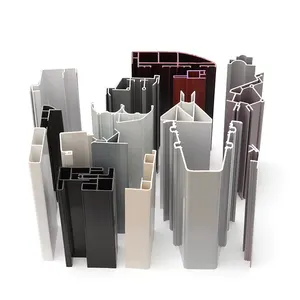 upvc Extruded Windows and doors upvc profile manufacturers in China plastic extrusion