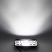 Projecteur LED de travail tout-terrain pour camion et remorque, avec cinq réflecteurs, pour conduite auxiliaire