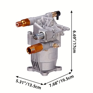 <span class=keywords><strong>Pompe</strong></span> à haute pression 150-200 bars, tête de <span class=keywords><strong>pompe</strong></span> axiale en aluminium, remplacement pour machine de nettoyage électrique 5,5 CV/6,5 CV - Product Image 3