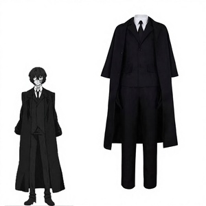 Ensemble de costumes pour chien sur le thème du génie littéraire Dazai Osamu Yakumo <span class=keywords><strong>Kyoka</strong></span>, pour Halloween, cosplay d'anime et costumes de scène, en polyester, pour hommes adultes, avec pantalon - Product Image 3