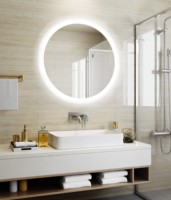 CE ETL Certified Customized Frame LED Backlit Bathroom Mirror Wall Mounted Illuminated Smart LED Mirror Defogging Modern Hotels