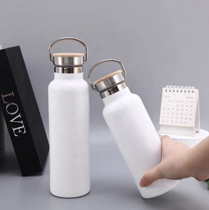 Bouteille Isotherme Rubysub en Acier Inoxydable pour Sublimation, Gourde Réutilisable à Large Ouverture et Couvercle en Bambou, Mignonne pour le Sport - Product Image 4