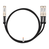 Kabel Breakout Tembaga Pasif Direct Attach InfiniBand HDR 200G QSFP56 ke 2x 100G QSFP56 1m-3m