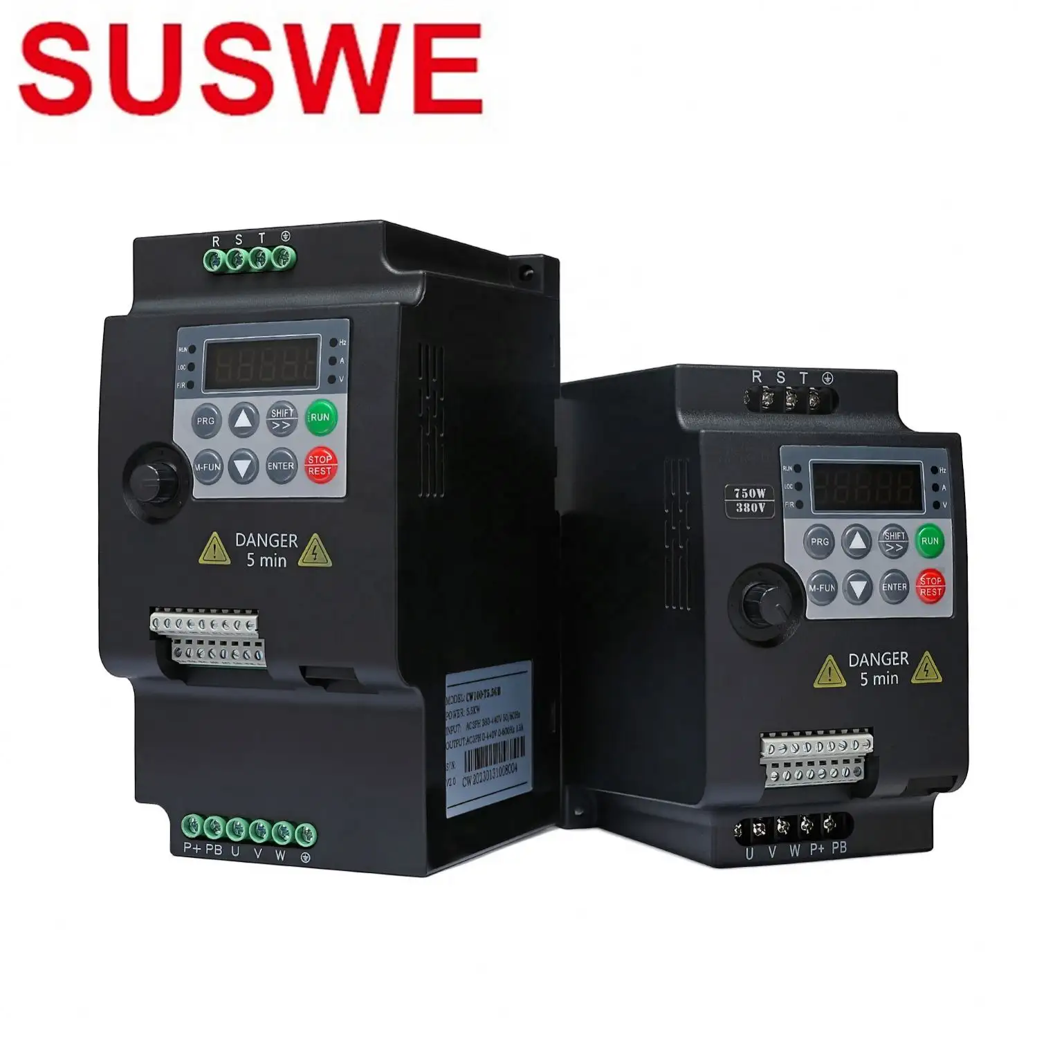 Manufacturer's best-selling SUSWE multifunctional single-phase to three-phase 0.75KW frequency converter inverter