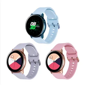 Classic silicone nylon metal tpu leather bands white 20mm 22mm for samsung galaxy gear s2 active 2 3 watch 46mm band