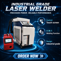 Soudeuse laser à fibre 3 en 1 1500W, machine de soudage et de découpe laser portative