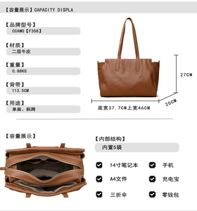 New Fashion Designer Crossbody <b>Bags</b> High Quality Genuine Leather Shoulder Messenger <b>Bag</b> Casual Tote Women Handbags and Purses - Product Image 2