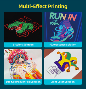 Pour la nouvelle imprimante DTF entièrement automatique de 24 pouces (60 cm) avec 2 têtes I3200 et encre fluorescente - Product Image 4