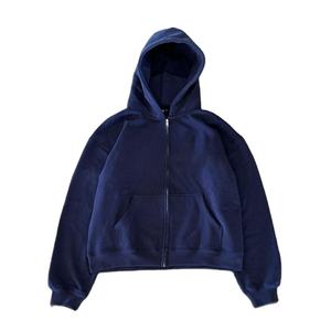 Sudadera con capucha y pantalones de chándal anchos de algodón Terry transpirable de 380 g/m² de corte holgado y estilo vintage OEM para hombre - Product Image 6