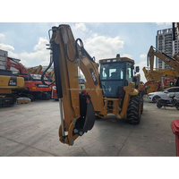Caterpillar Cat420F Backhoe Loader tangan kedua Cat420F Loader Backhoe kinerja baik untuk penjualan laris