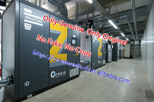 Compresseur d'air à vis lubrifié <span class=keywords><strong>Atlas</strong></span> Copco GA75VSD FF P, alimentation CA 380V, faible bruit, construction, pression 10 bar, moteur 7 bar - Product Image 2