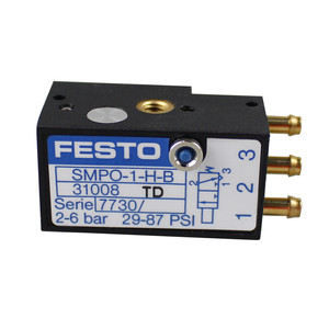 สวิตช์ตรวจจับระยะใกล้แบบนิวแมติก FESTO SMPO รุ่นดั้งเดิม วาล์ว 3/2 ทาง ช่องต่อแบบ T-slot ติดตั้งแบบ IP65 เซ็นเซอร์ตำแหน่งกระบอกสูบแม่เหล็ก - Product Image 2