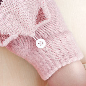 Winter <strong>Fingerless</strong> Children Cute Flap <strong>Cover</strong> Kids <strong>Glove</strong> <strong>Mitten</strong> Warm Magic <strong>Gloves</strong> <strong>with</strong> Flip Top <strong>with</strong> Embroidered Designed Pattern - Product Image 4