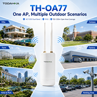 Punto de Acceso WiFi para Exteriores TODAHIKA TH-OA77 con Chipset Qualcomm AC1200, AP Inalámbrico de Doble Banda