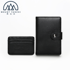 Portefeuille de voyage de luxe en cuir véritable avec logo personnalisé de haute qualité, protection RFID, porte-passeport, porte-cartes de crédit, marque Mount Yanzhi - Product Image 5