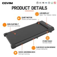 Tapis roulant électrique portable silencieux avec vitesse réglable de 1 à 6 km/h, affichage LED, suivi des calories, pour usage domestique