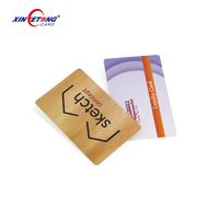 Individuelle CR80 PVC NFC-Karte 424 Chip 13,56MHz Plastik RFID Smartcard Mit QR-Code für Digitale Geschäfts-Mitgliedskarten