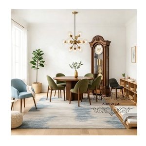 Orologio da Terra in Legno Massello Stile Country Francese, Orologio <span class=keywords><strong>a</strong></span> <span class=keywords><strong>Pendolo</strong></span> Rustico Vintage con Fasi Lunari, 4/4 Suonerie, Meccanico <span class=keywords><strong>Hermle</strong></span> - Product Image 1
