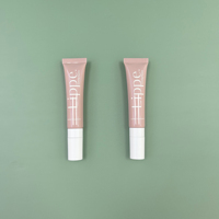 Tube de baume à lèvres personnalisé de 10ml 15ml 20ml Tube de crème contour des yeux en plastique emballage vide avec PP ou applicateur de tête en céramique