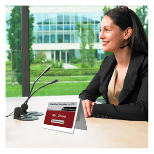 Étiquette d'affichage électronique intelligente de 7,5 pouces, plaque numérique de bureau, plaque de nom numérique sans fil à encre électronique pour les conférences et les entreprises - Product Image 1