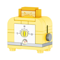 Bloques de Construcción Miniatura Coloridos 2025, Juguetes de Electrodomésticos en Miniatura, Modelo de Ensamblaje para Casa en Miniatura como Regalo de Rompecabezas