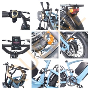 Largo alcance 60V/72V 35AH Baterías duales <span class=keywords><strong>Bicicleta</strong></span> de tierra eléctrica Off-Road Ebike Amortiguador - Product Image 5