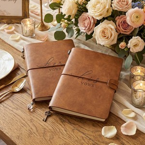 Ensemble <span class=keywords><strong>de</strong></span> livres <span class=keywords><strong>de</strong></span> vœux <span class=keywords><strong>de</strong></span> mariage personnalisés en cuir PU <span class=keywords><strong>de</strong></span> luxe, impression professionnelle avec estampage à chaud et gaufrage, usine d'impression <span class=keywords><strong>de</strong></span> livres <span class=keywords><strong>de</strong></span> vœux - Product Image 1