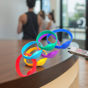 Pulsera de Silicona Impermeable con Chip RFID NFC de 13.56MHz, Tarjeta de Membresía, Sistema de Control de Acceso, Pago en Hoteles y Gimnasios - Product Image 2