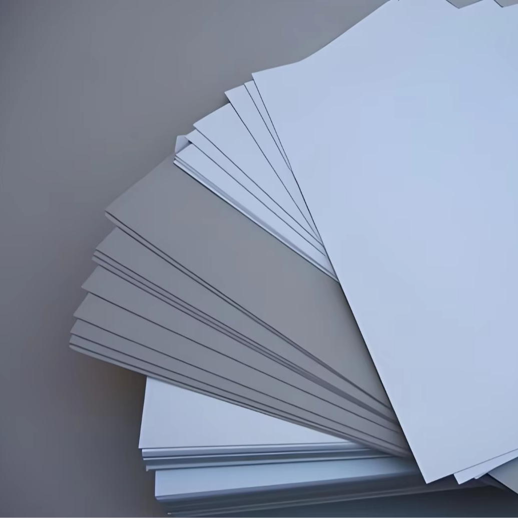 Customized New Anti-Curl Packaging Cardboard White Cardboard Uncoated Multi-Purpose White Cardboard Packaging Box Paper