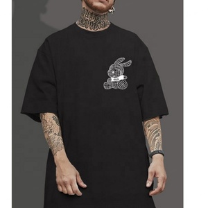 Camiseta de Verano para Hombre con Logotipo Personalizado, de Lujo, 100% Algodón, Talla Grande, Camisetas con Gráficos en 3D - Product Image 3