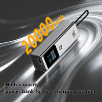Batterie externe sans fil PD100W 20000 mAh à charge rapide haute capacité pour ordinateur portable