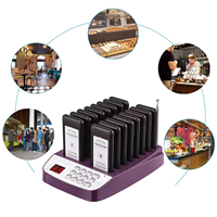 Nouvel arrivage Système d'appel de gestion des commandes des appelants sans fil étanche Buzzers de table Pager pour restaurants Coffee Bar