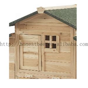 Suibian — maison de volaille en bois pour lapin, niche avec toit amovible et plateau étanche en artsu - Product Image 3