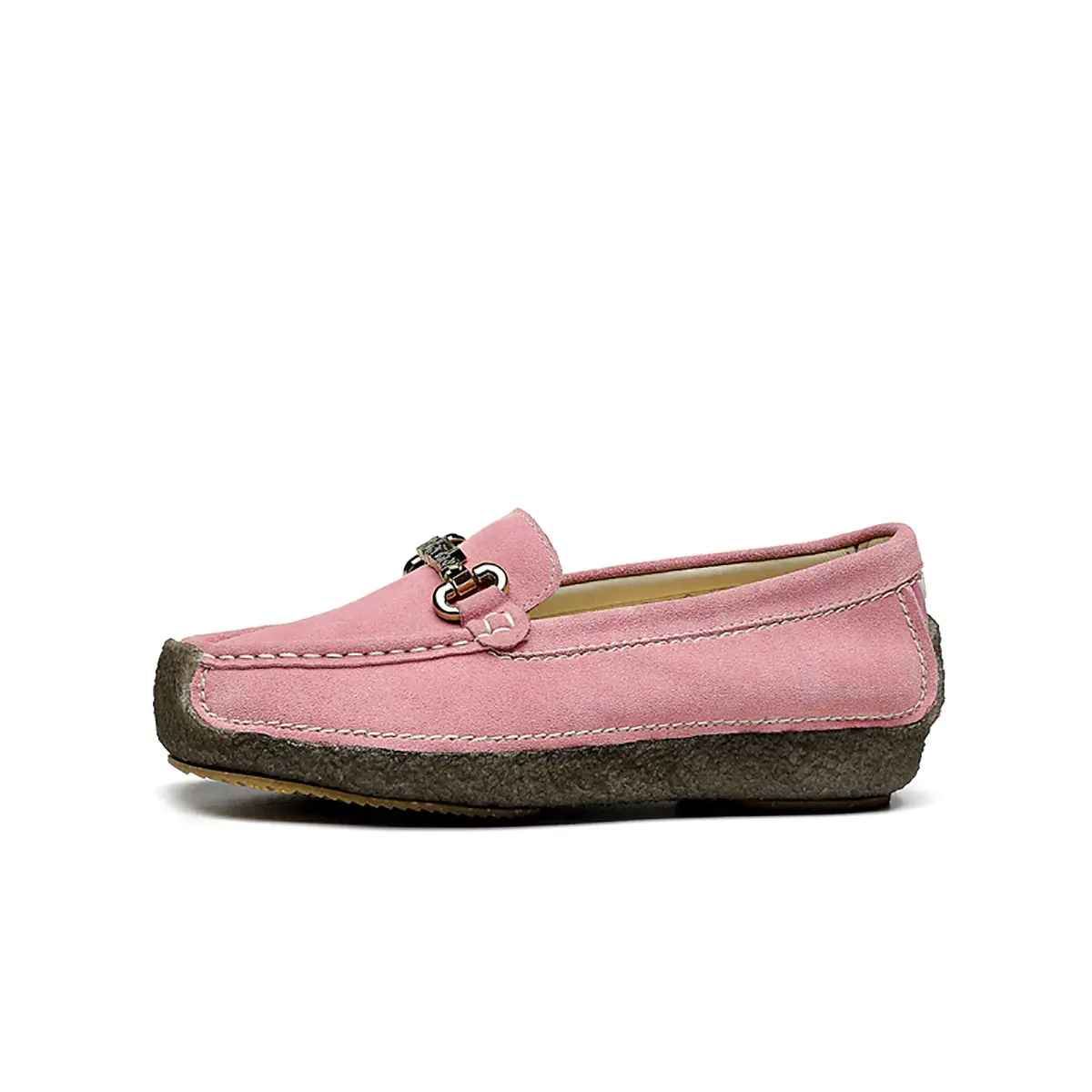 Primavera 2023 nuevos zapatos de frijol boca baja de mujer suelas blandas zapatos de madre verano cuero diseñador mocasín zapato