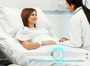 Dispositivos IoT OEM programables, pulsera con baliza BLE programable, pulsera Eddystone iBeacon BLE para el cuidado de la salud - Product Image 6