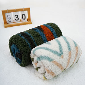 Double Sided Waterproof Coating <b>Sherpa</b> <b>Fleece</b> <b>Blanket</b> for Pet Lightweight Soft Cozy Customized Breathable <b>Blanket</b> White - Product Image 6