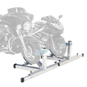 Remorque <span class=keywords><strong>de</strong></span> stationnement en acier moto vélos support stockage cale <span class=keywords><strong>de</strong></span> roue avant - Product Image 5